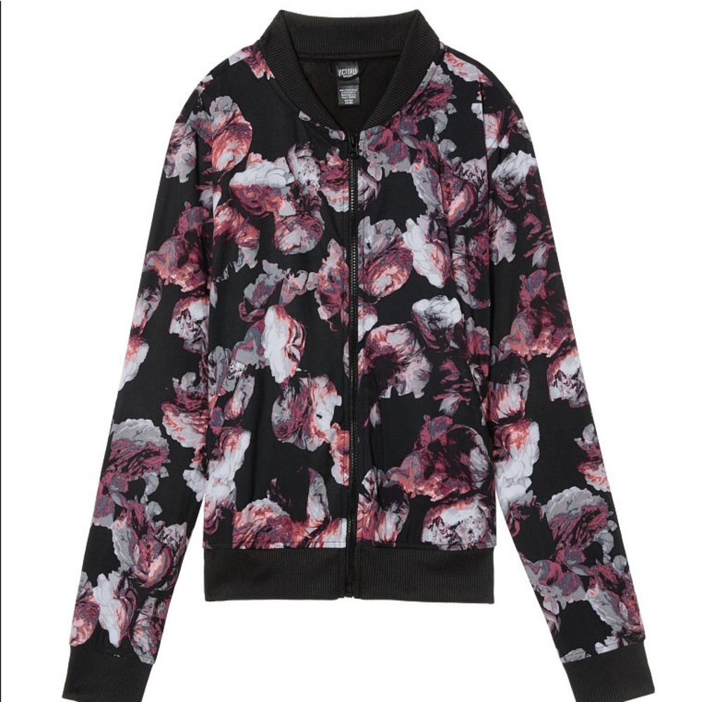 NWT Victoria’s Secret Floral Bomber Jacket